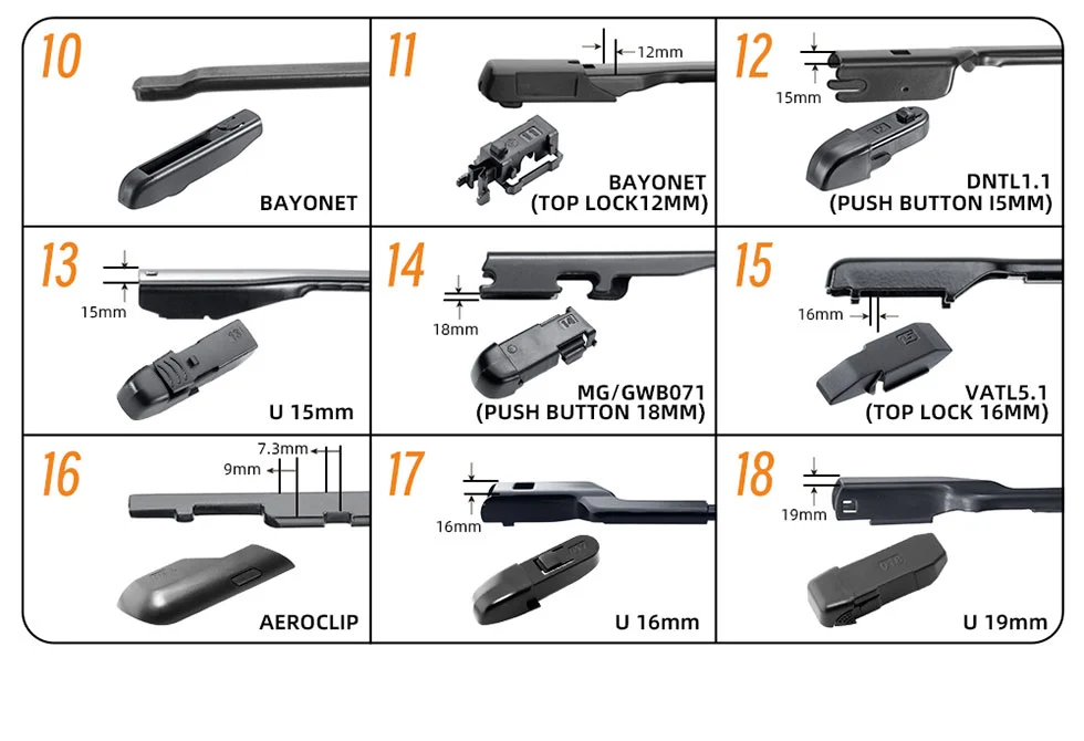 Windshield Wiper Blade Adapter