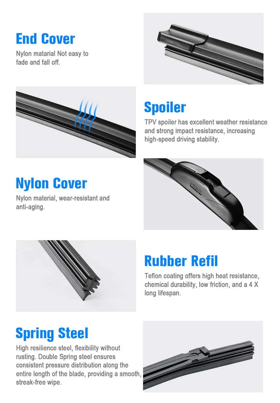 Front Windshield Wipers