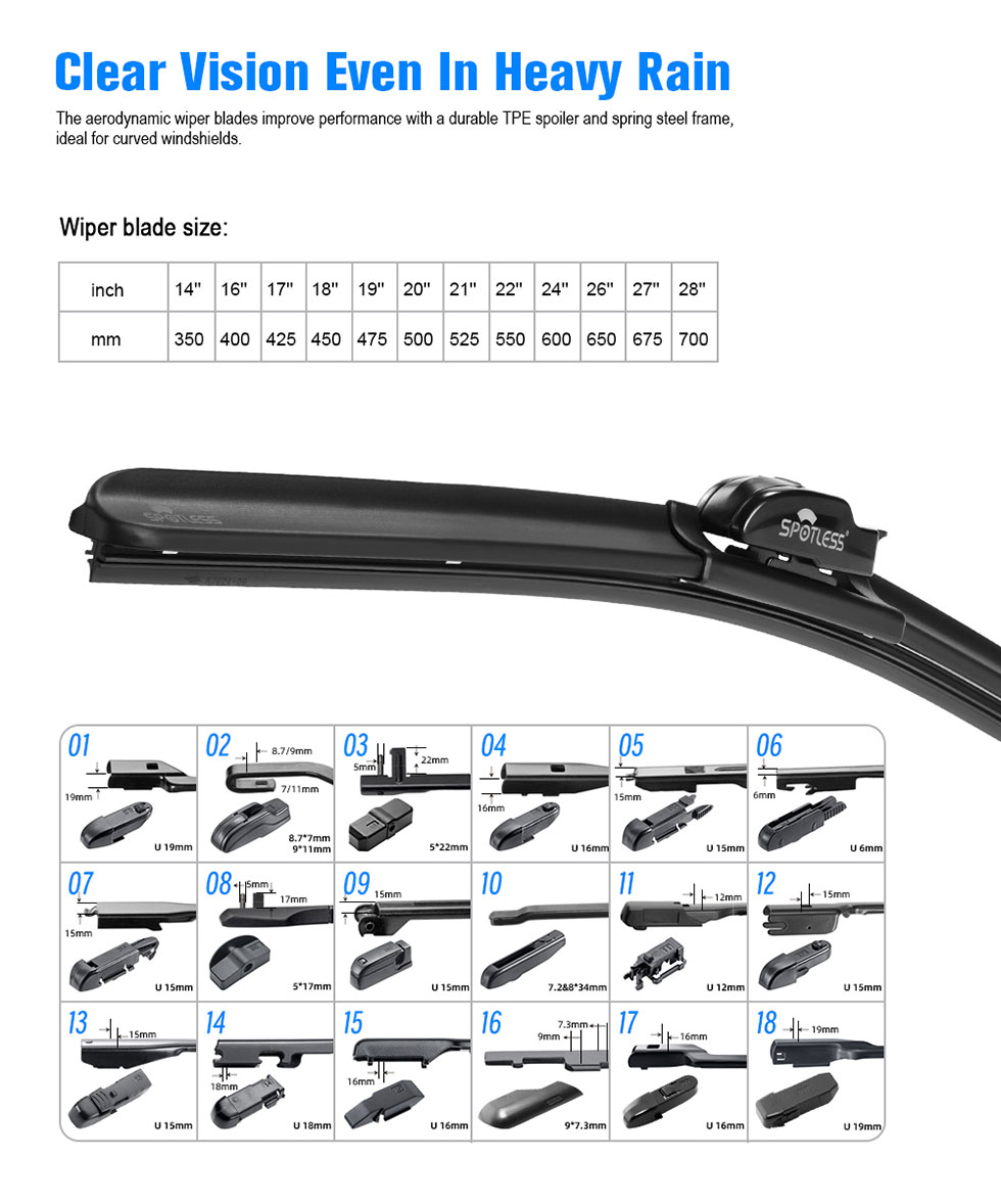 Beam Windshield Wipers